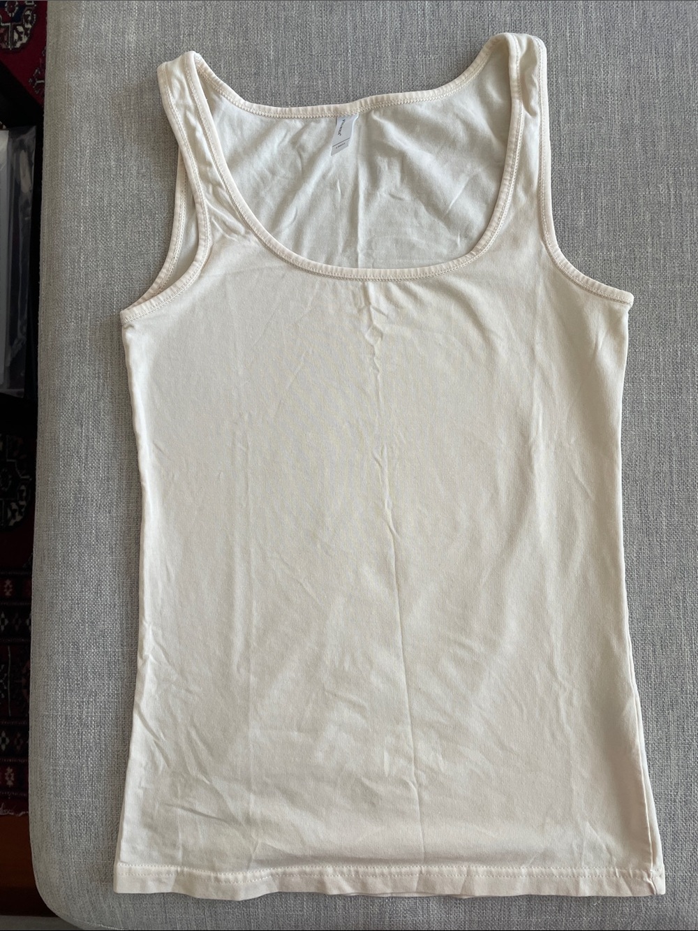 Vero Moda Women's Cream Scoop Neck Tank Top